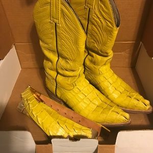 Authentic Alligator cowboy boots